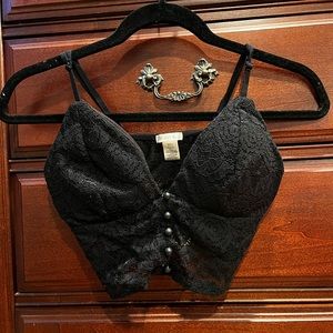 Cropped Lace Top